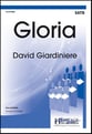 Gloria SATB choral sheet music cover